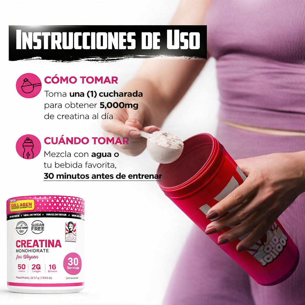 💪⭐Define Tu Cuerpo y Eleva Tu Energía con la Creatina Monohidrata OLD SCHOOL💗💪
