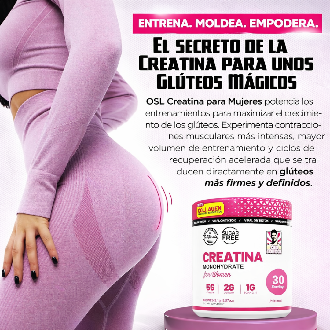 💪⭐Define Tu Cuerpo y Eleva Tu Energía con la Creatina Monohidrata OLD SCHOOL💗💪